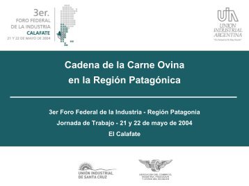 Cadena de la Carne Ovina - Unión Industrial Argentina