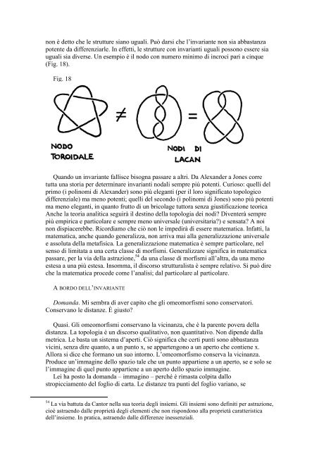 Spazio e sapere - La Psicanalisi secondo Sciacchitano