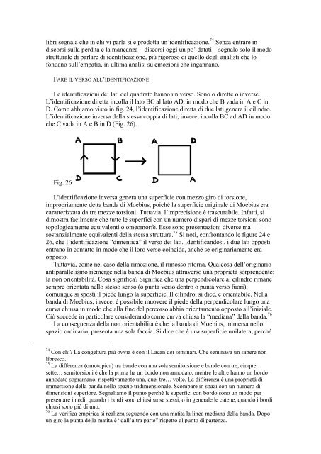 Spazio e sapere - La Psicanalisi secondo Sciacchitano