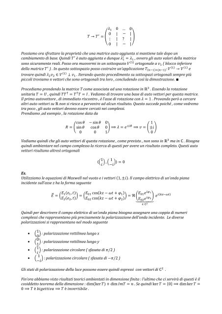 Appunti di Metodi Matematici 1 - Guido Cioni