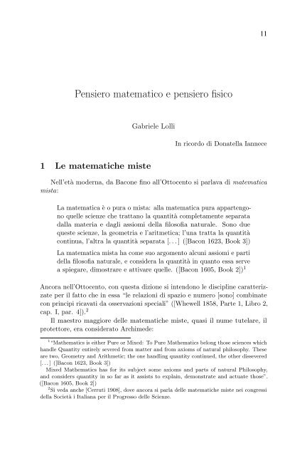 Periodico di matematiche - Mathesis