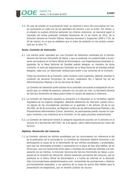 Resolución. - Diario Oficial de Extremadura