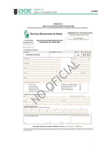 Resolución. - Diario Oficial de Extremadura