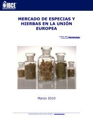 mercado de especias y hierbas en la unión europea - IBCE