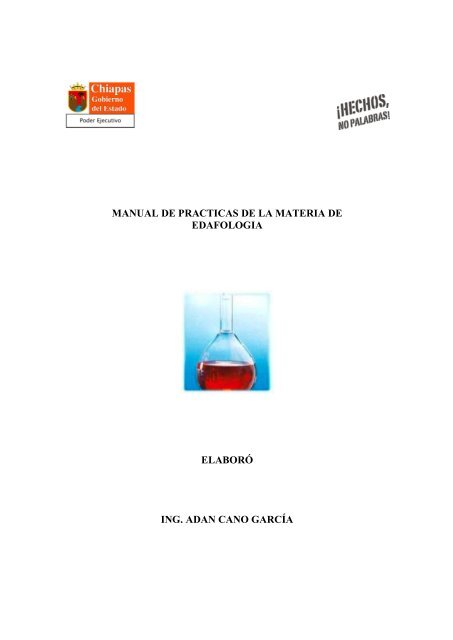 manual de practicas de la materia de edafologia - Universidad ...