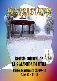 Revista Hierbabuena del curso 2009-10 - IES Alameda Utiel