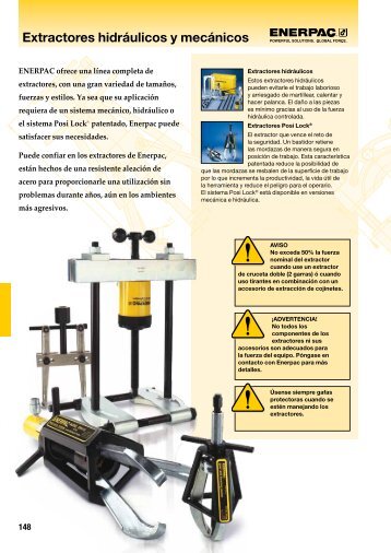 Extractores hidráulicos y mecánicos - Enerpac