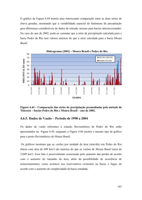 MODELAGEM HIDROLÓGICA CHUVA-VAZÃO E ... - UFRJ