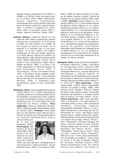 Mapa Po tico - Vol VIII - Relaci n de Autores - Letras - Uruguay