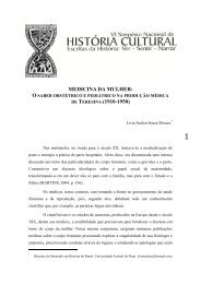 medicina da mulher - GT Nacional de História Cultural