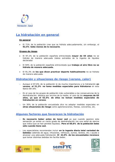 Principales conclusiones Estudio Sociológico - Observatorio de ...