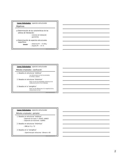 Química en Solución Acuosa - Departamento Estrella Campos