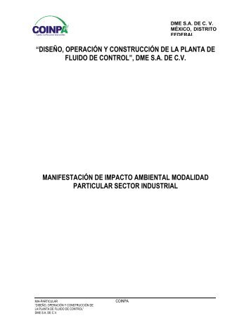 “DISEÑO, OPERACIÓN Y CONSTRUCCIÓN DE ... - sinat - Semarnat