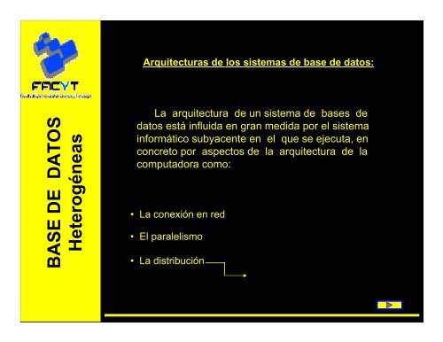 BASE DE DATOS Heterogéneas