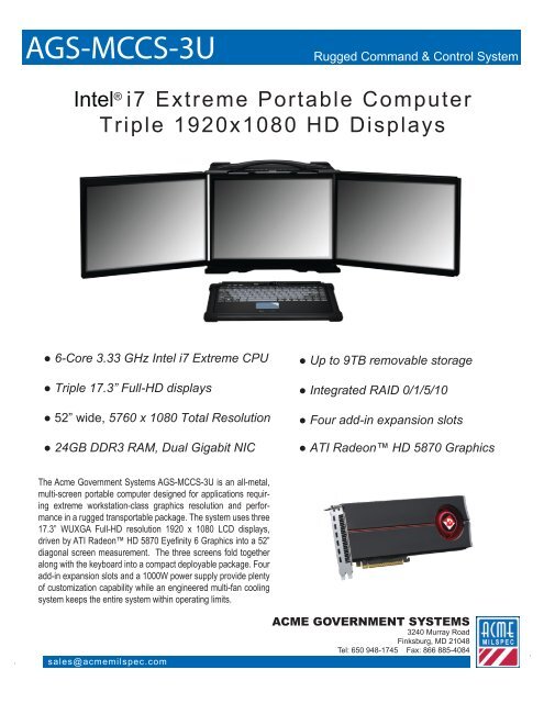 AGS-MCCS-3U ATI Front - ACME - Portable Computer GmbH