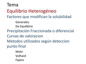 Equilibrio Heterogéneo