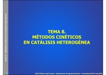 Tema 8 - OCW - Métodos en Catálisis Heterogénea