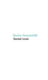 Doctor Arrowsmith, de Sinclair Lewis. - Nórdica Libros