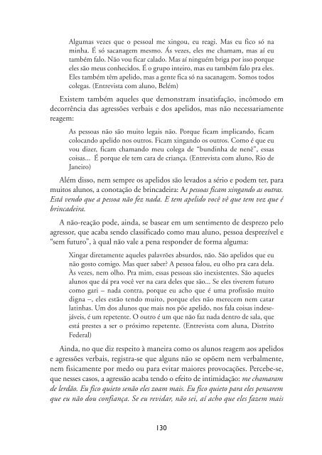 Cotidiano das escolas: entre violências; 2006 - MULTIRIO