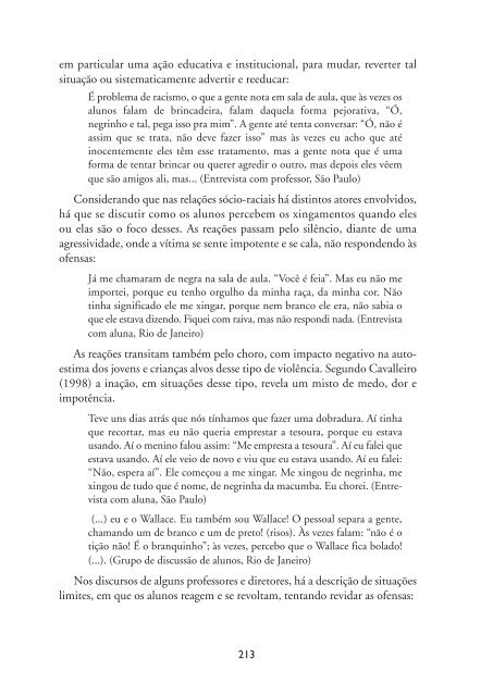 Cotidiano das escolas: entre violências; 2006 - MULTIRIO