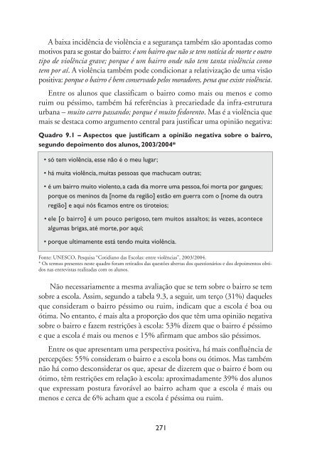 Cotidiano das escolas: entre violências; 2006 - MULTIRIO