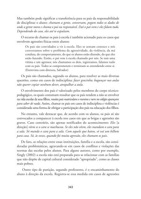 Cotidiano das escolas: entre violências; 2006 - MULTIRIO