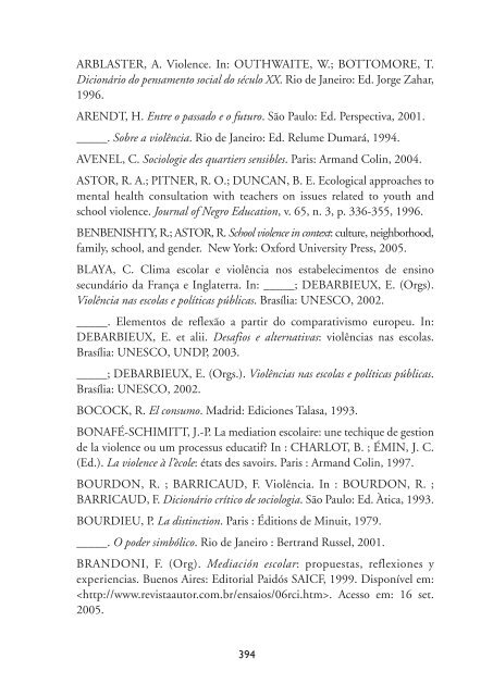 Cotidiano das escolas: entre violências; 2006 - MULTIRIO