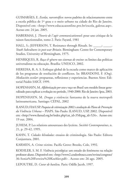 Cotidiano das escolas: entre violências; 2006 - MULTIRIO