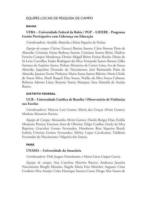 Cotidiano das escolas: entre violências; 2006 - MULTIRIO