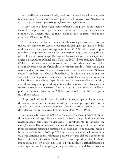 Cotidiano das escolas: entre violências; 2006 - MULTIRIO