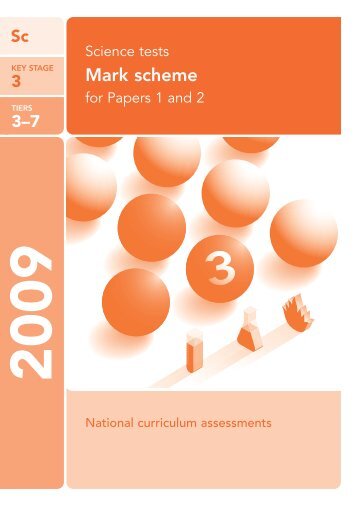 key-stage-3-ks3-science-MarkScheme-2009