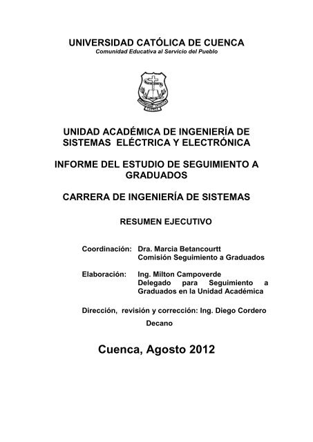Resumen - uaisee - Universidad Católica de Cuenca