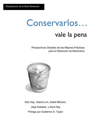 Conservarlos… vale la pena - Recursos misioneros