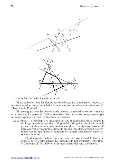 Geometría proyectiva - Cónicas y Cuádricas - Ciencia Matemática