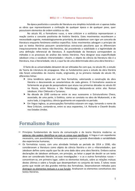 Formalismo Russo - aeflup.com