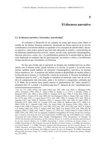5 El discurso narrativo - Academia Editorial del Hispanismo