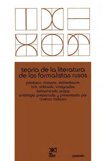 Todorov-Tzvetan: Teoría de la literatura de los formalistas rusos