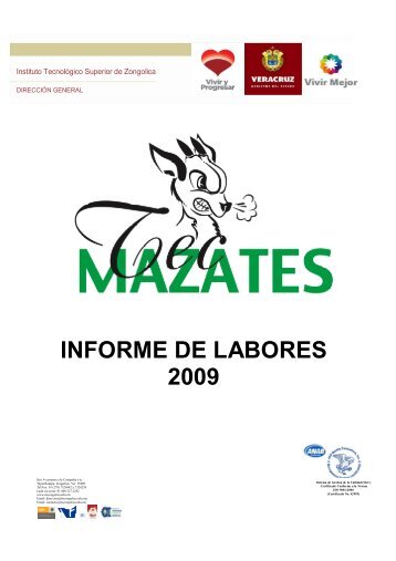 informe de labores anual 2009 - Instituto Tecnológico Superior de ...