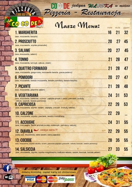 COCODE menu