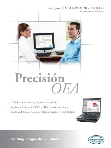 Equipos de OEA DPOAE20 y TEOAE25 - Interacoustics