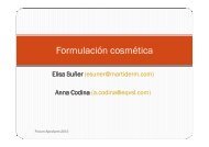 Formulación cosmética - Aprofarm