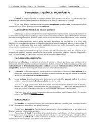 Formulación 1: QUÍMICA INORGÁNICA: - IES Al-Ándalus