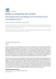 Redes y conjuntos de acción: Para aplicaciones ... - Red Cimas