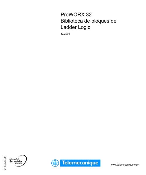 Proworx Software ProWORX 32 Biblioteca de bloques de Ladder Logic