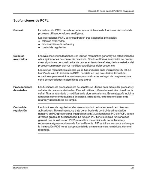 ProWORX 32 Biblioteca de bloques de Ladder Logic