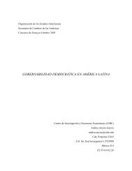 Gobernabilidad Democrática en América Latina