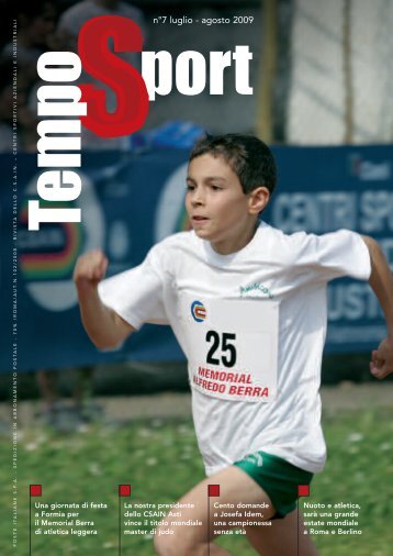 TempoSport n°7 luglio-agosto 09 - CSAIn