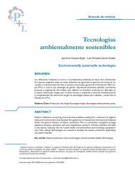 Tecnologías ambientalmente sostenibles - Corporación ...