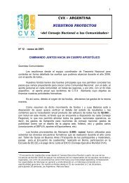 cvx – argentina nuestros proyectos - Comunidad de Vida Cristiana ...