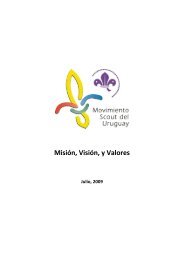 Misión, Visión, y Valores - Movimiento Scout del Uruguay
